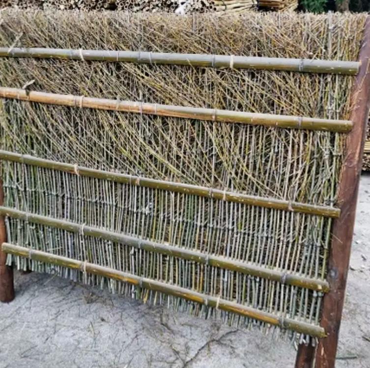 竹木制品 竹圍擋 防腐木屏風(fēng) 碳化屏風(fēng) 工廠直批#竹籬笆生產(chǎn)